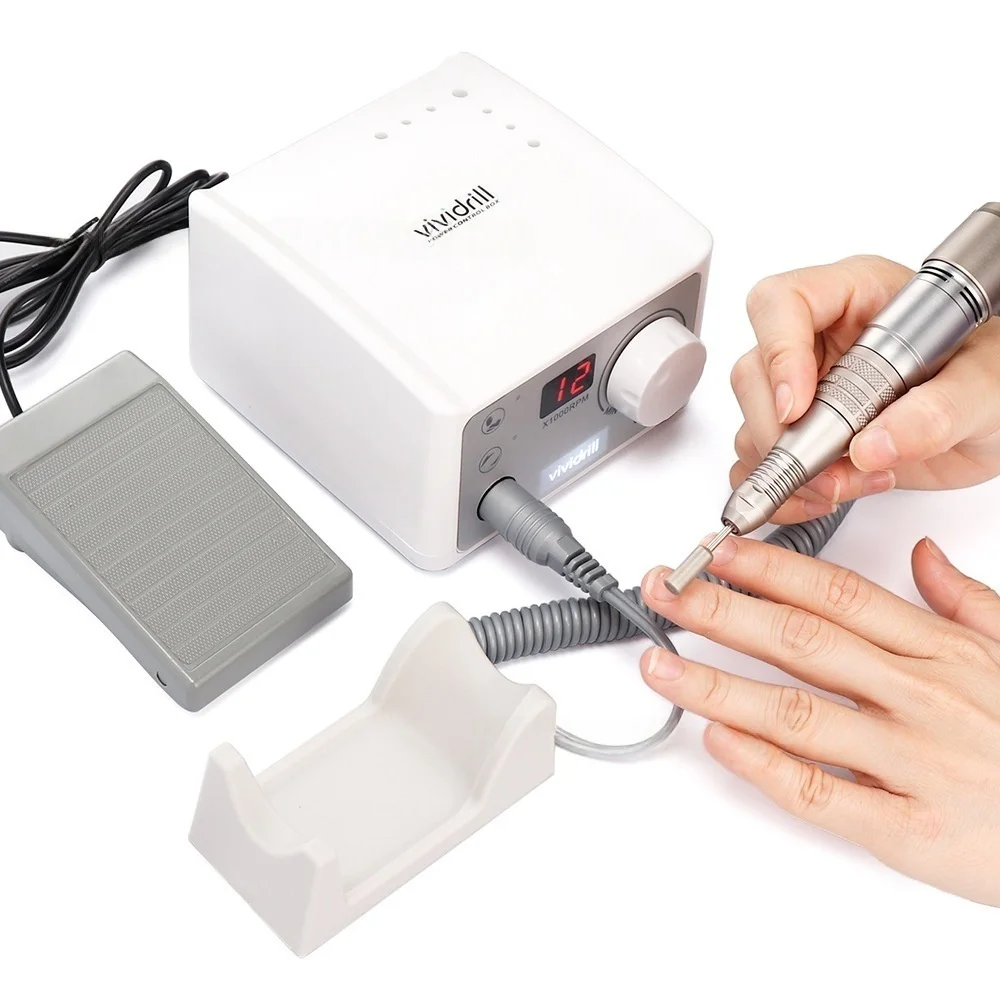 65W Professional Electric Nail Drill Polisher Machine 35000RPM Metal Manicure Pen For Manicure Pedicure Lathe Grinding Device