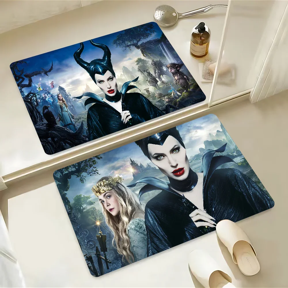 

Amine Maleficent Floor Mat Rectangle Anti-slip Home Soft Badmat Front Door Indoor Outdoor Mat Hotel Decor Mat