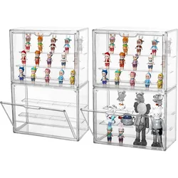 Blind Box Storage Display Stand Doll Display Case POP MART Storage Box Toy Dust-proof Transparent Figure Displ magnetism