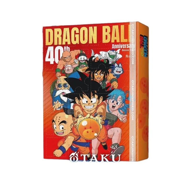 Nuovo 2D Acrilico Dragon Ball Calendario dell'Avvento Di Natale 40° Anniversario Conto Alla Rovescia Cieco Scatola Figure Regalo Ventole Regali Periferici giocattolo
