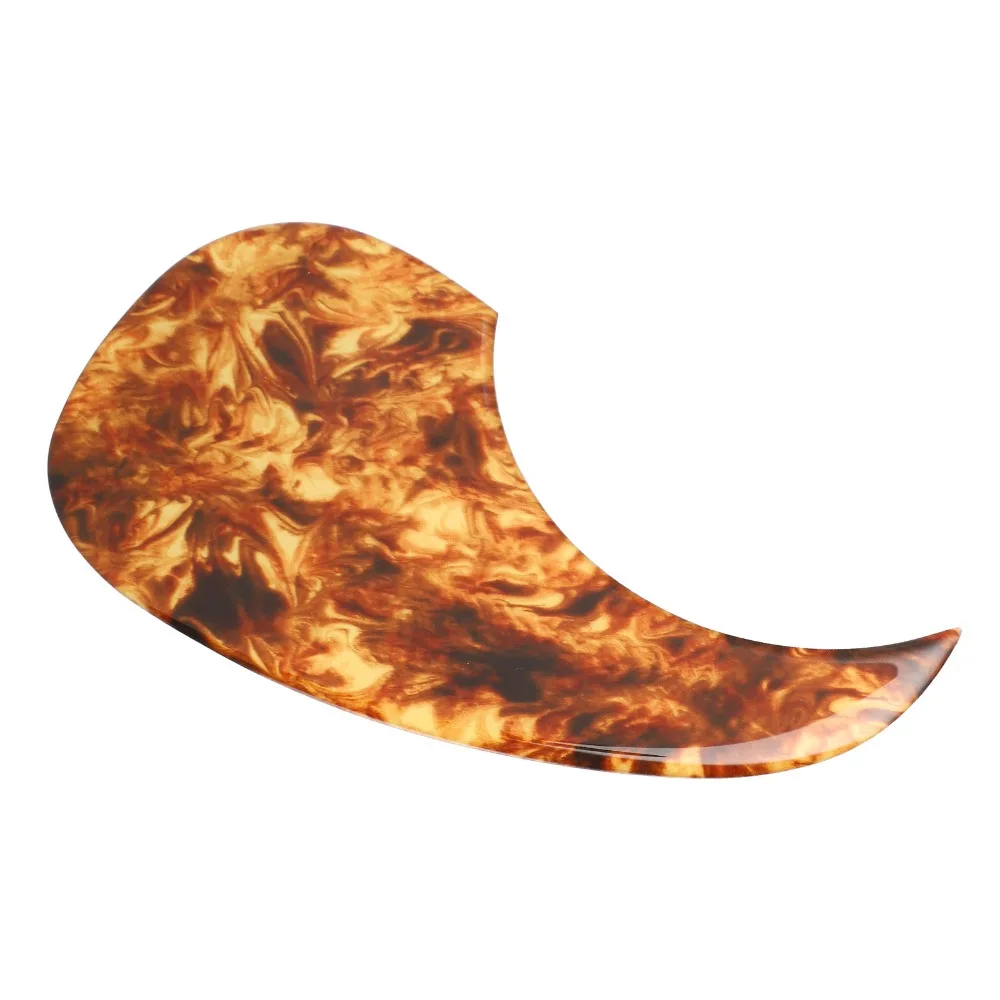 Celluloid Material Guitar Pickguard 2-2.5mm Thickened Amber Color Acoustic Guitar Cover Guitar Protection Accessory