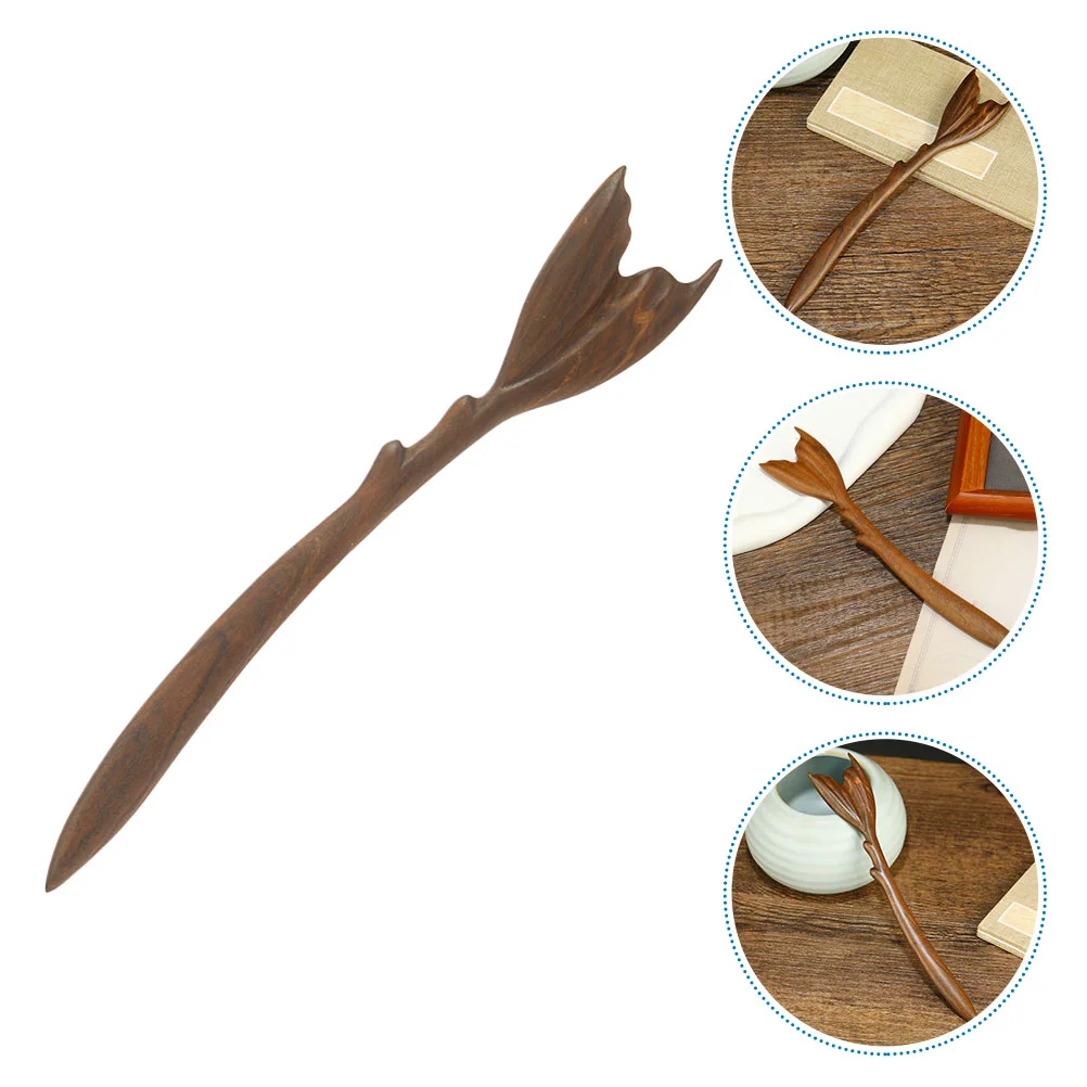 Green Sandalwood Hairpin Chopsticks for Girls Headband Chinese Barrettes Vintage Retro Formal Accessories Women