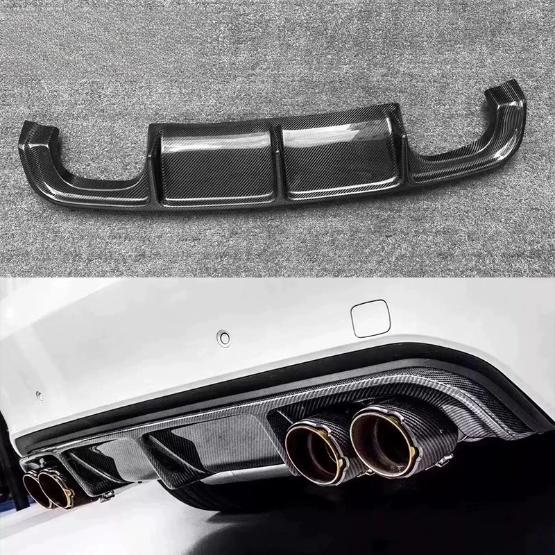Carbon fiber modified rear lip rear shovel tail lip diffuser