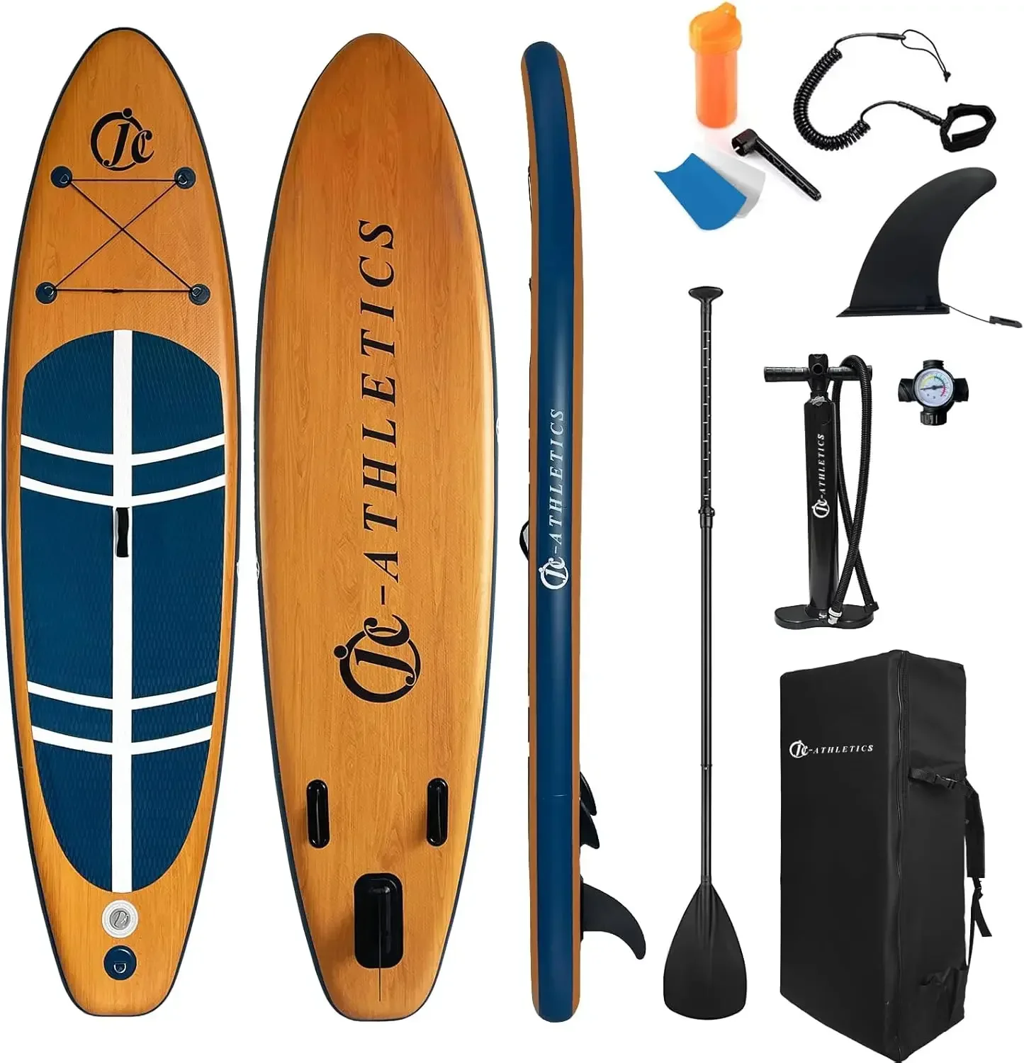 Stand Up Paddle Board (6 Inches Thick), ISUP Package W/Premium SUP Accessories & Backpack, Non-Slip Deck