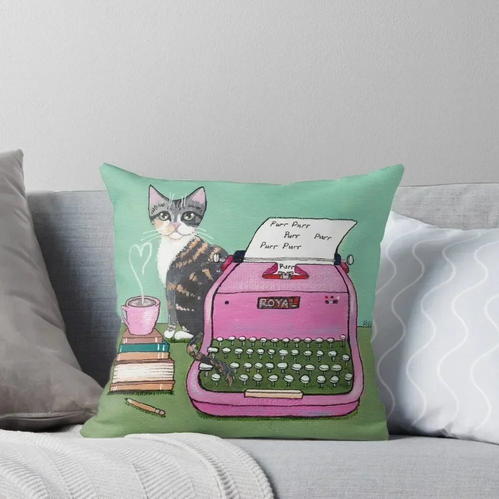 

Love Note From The Cat Throw Pillow Cushions Cover sleeping pillows Embroidered Cushion Cover Custom Cushion pillow