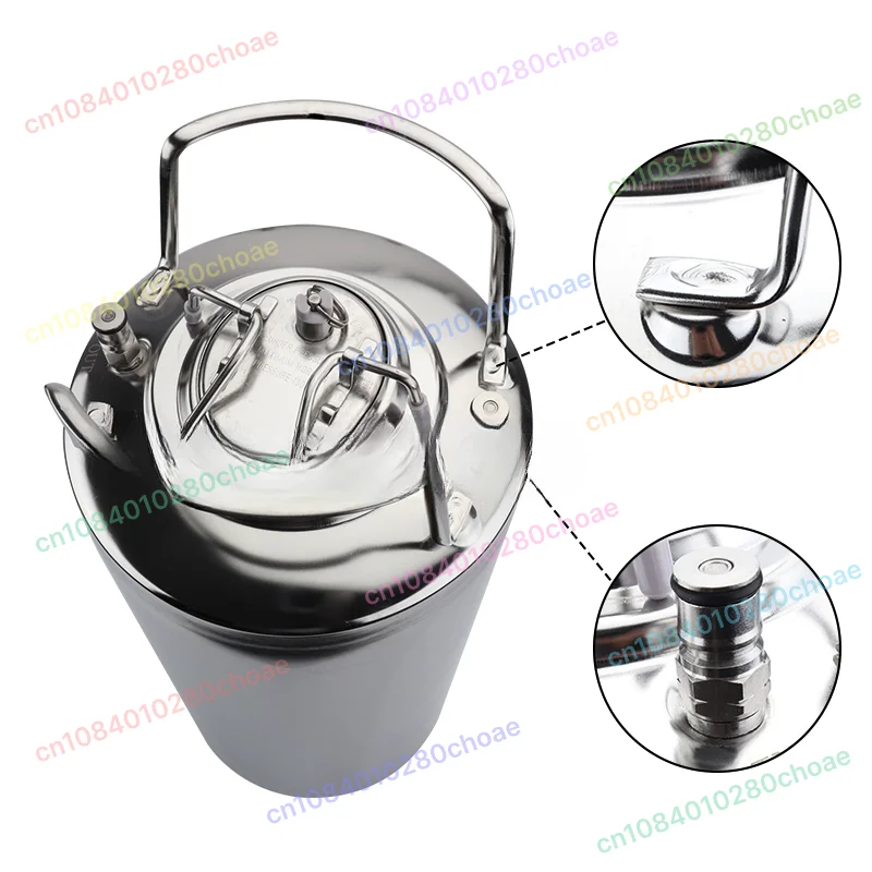 

304 Stainless Steel Liquid Storage Tank for Syrup Cola Homebrew Beer Keg Brewing Container