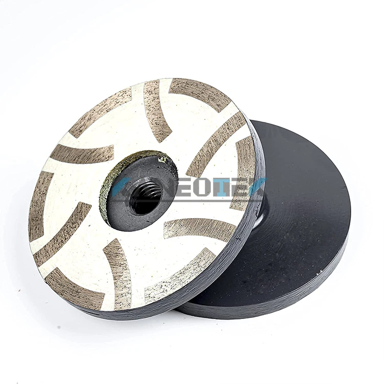 KANEOTEK Resin Filled 4 inch 100mm CUP Shape Abrasive Diamond Grinding Wheels For Stone Granite Marble Concrete