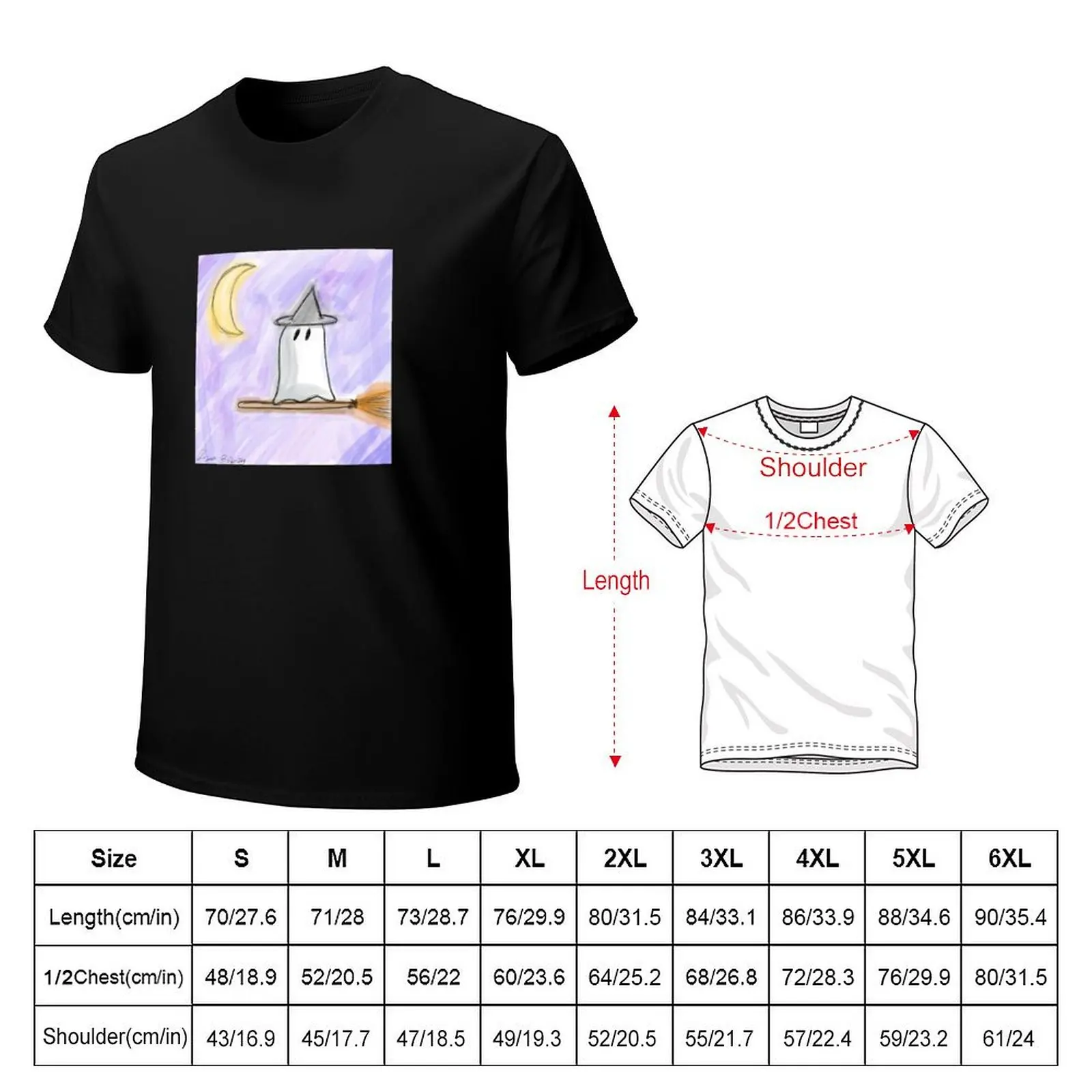 Ghosty Learns to Fly T-Shirt graphic t shirts for man T-Shirt