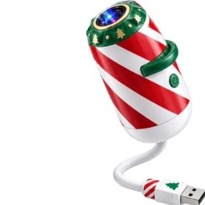 Merry Ride Christmas Car Light LED Projector Lamp Xmas Decoration Auto Interior Accessory
