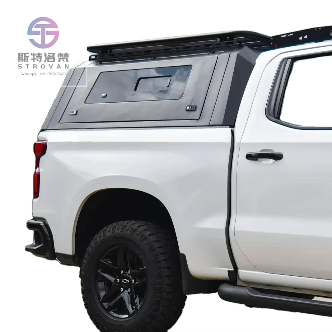

Популярный на заводе алюминиевый жесткий тент-кунг для внедорожников 4x4, подходит для Chevrolet Silverado Colorado 2020+