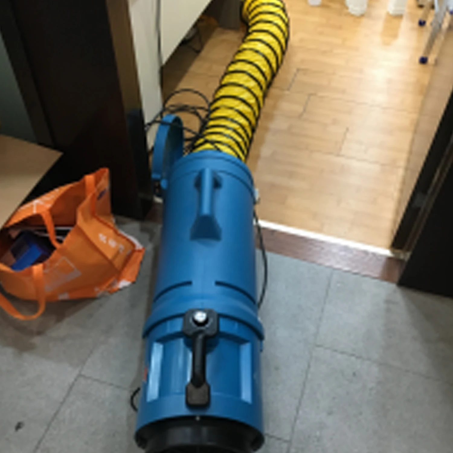 XPOWER X-8 8 "قطر الصناعية محصورة الفضاء مروحة تهوية للرجل ثقوب صمام فولت الرطب الآبار الناقلات الأزرق الهواء مروحة نفخ