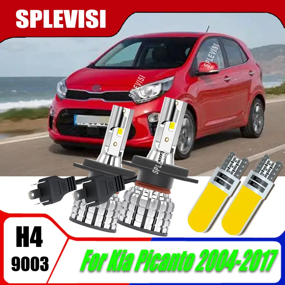 

Industrial Grade H4 9003 LED Headlight Bulbs Heavy Duty Shockproof For Kia Picanto 2004 2005 2006 2007 2008 2009 2010 2011-2017