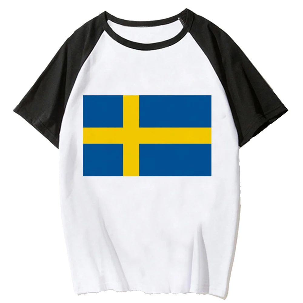 Swedish top women graphic harajuku anime top girl y2k clothes