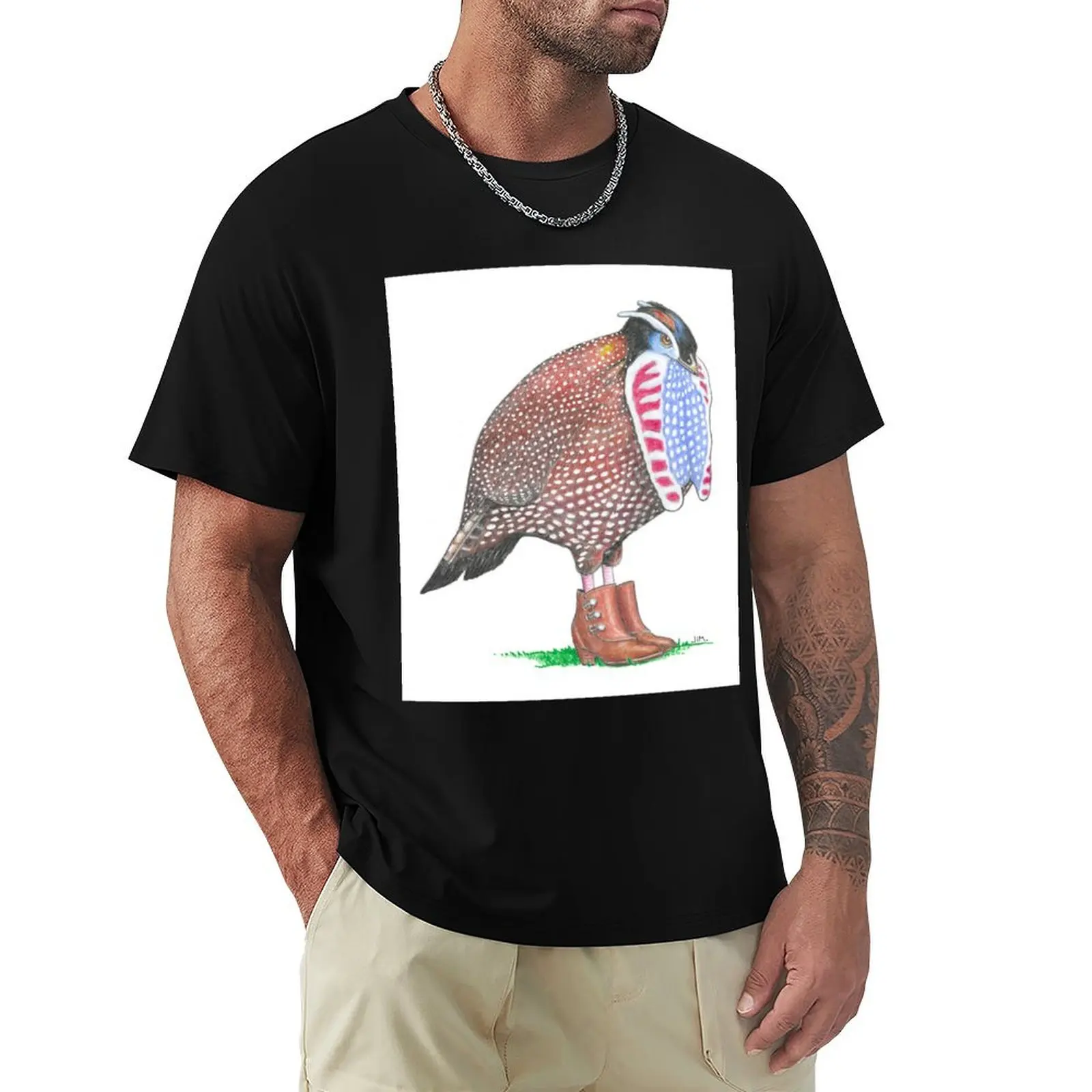 

Temminck’s Tragopan in Victorian Button Boots T-Shirt blanks anime figures boys whites plain white t shirts men