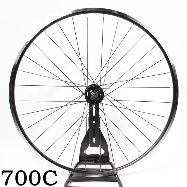 700C Fixed Gear Bicycle Wheelset 32Holes 20mm Height Fit 23C Tire Tensile Round Spokes Aluminum Alloy 6061 Fixie Bike Wheel AliExpress