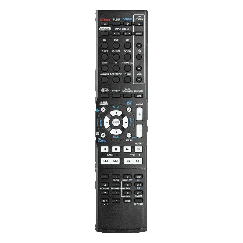 

AXD7690 For Pioneer Remote Control Replacement, For Pioneer AV Receiver VSX-423 VSX-523 VSX-524 VSX-5231 VSX-322-K VSX-323-K