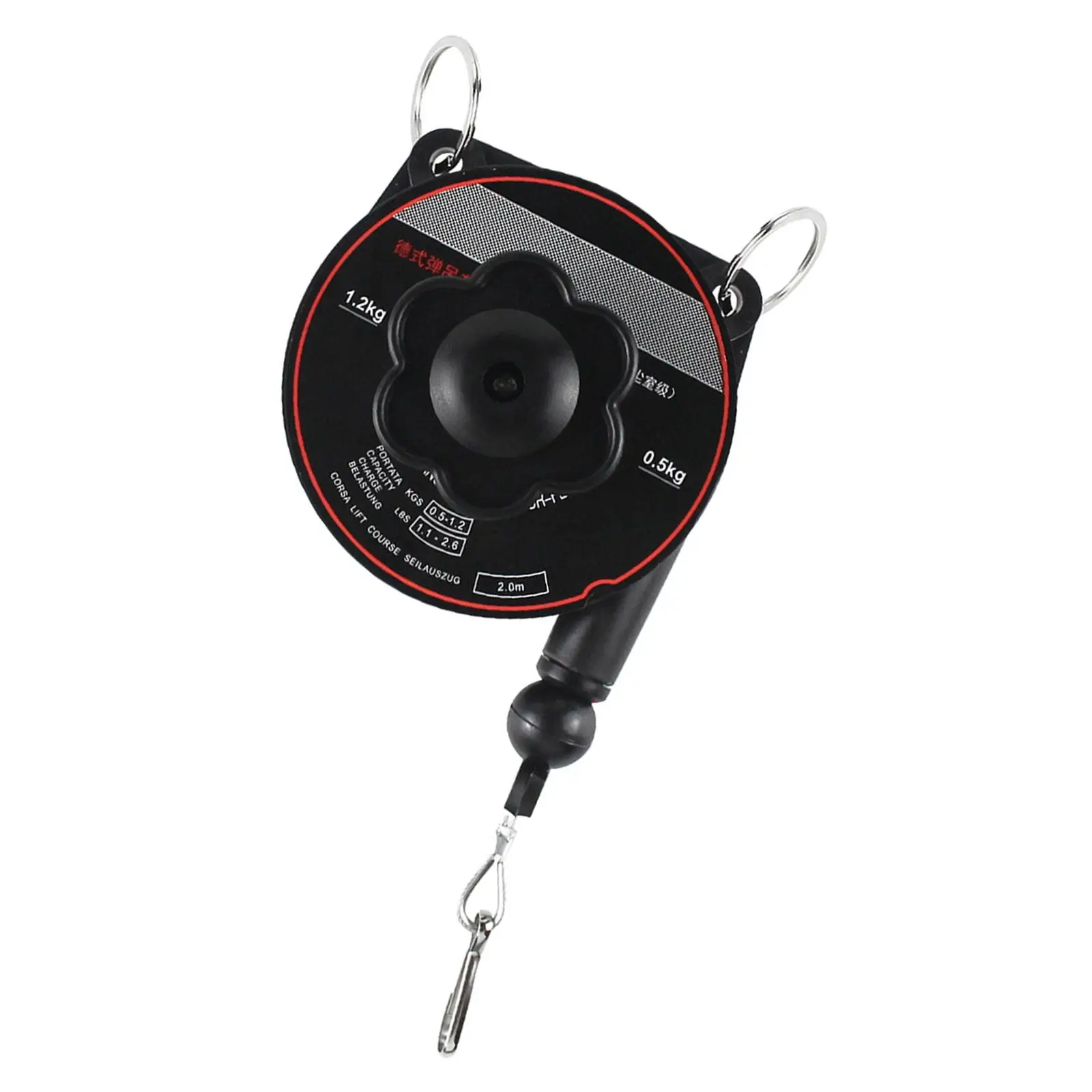 Retractable Spring Balancer Tool with Adjustable Tension, Assembly Durable Hanging Line Accessory for Auto Repairs Maintenance