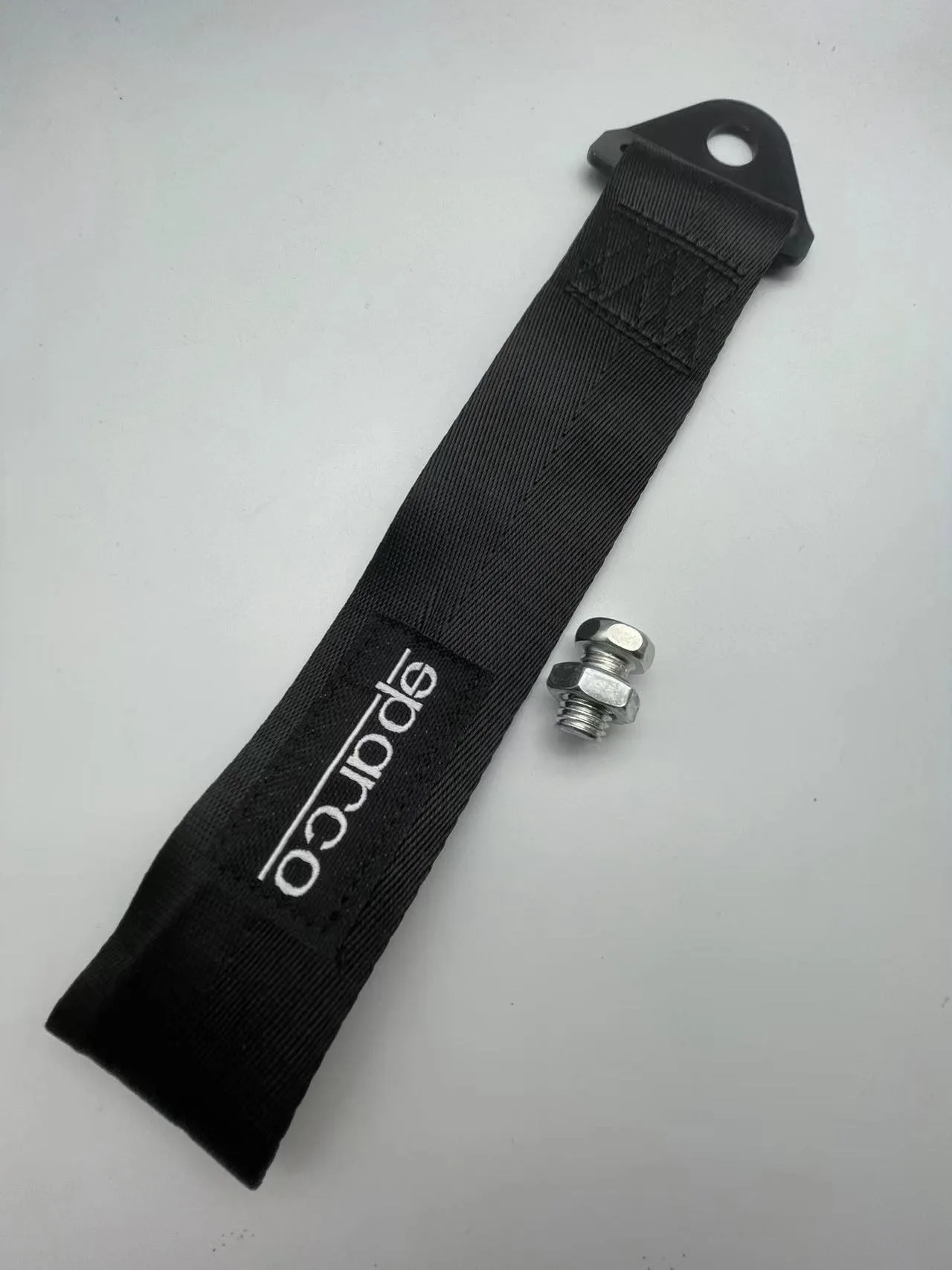 Eparco 24cm Nylon-Anhängerriemen Hochfester Auto-Rennanhängerriemen Automatischer Anhängerriemen Stoßstangen-Anhängerriemen