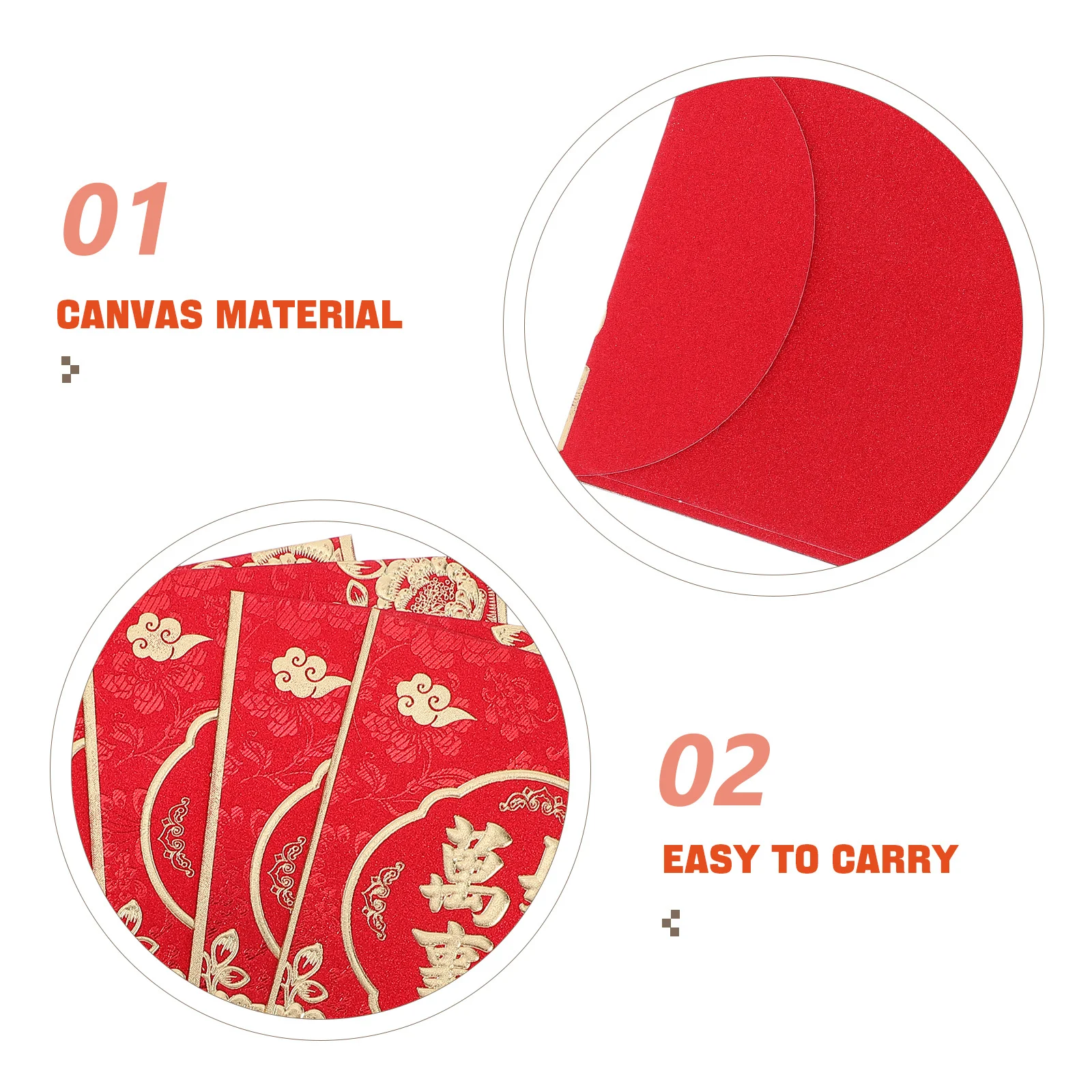 60 قطعة الحزم الحمراء 2026 سنة الحصان السنة الصينية الجديدة المغلفات الحمراء ماتي بريق النهاية لمهرجان القمرية مهرجان الربيع #2