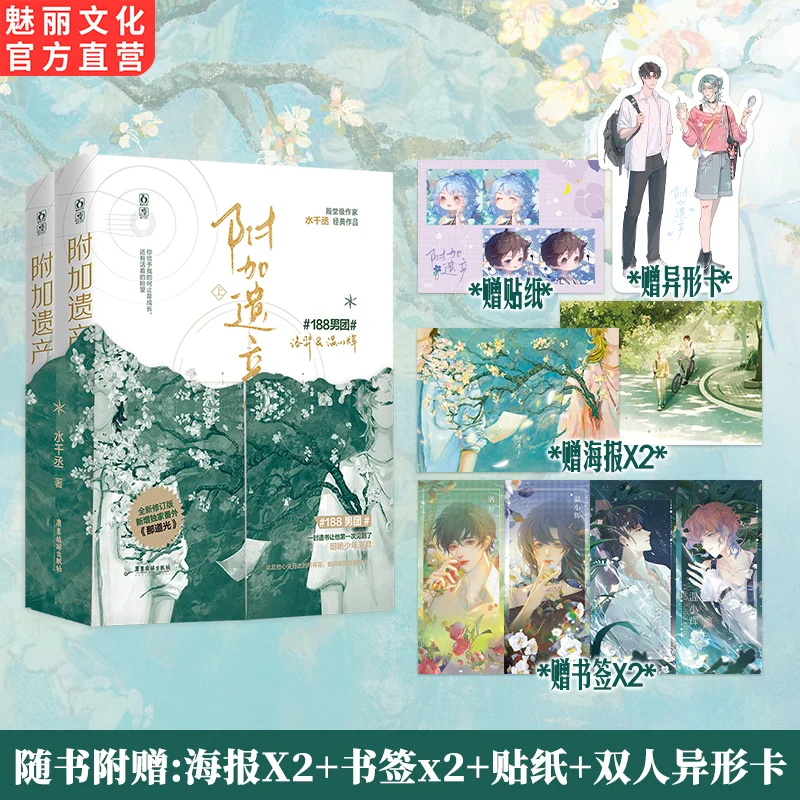 

Дополнительная наследия (Fu Jia Yi Chan) — новая версия романа Шуй Цяньчэн с двумя мужскими главными героями.