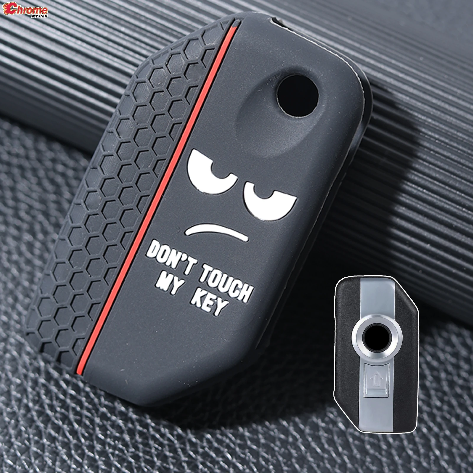 For BMW K 1600 B GT GTL R 1250 GS Adventure S1000 R XR 2021 2022 Silicone Remote Key Fob Keychain Ring Shell Case Cover Holder