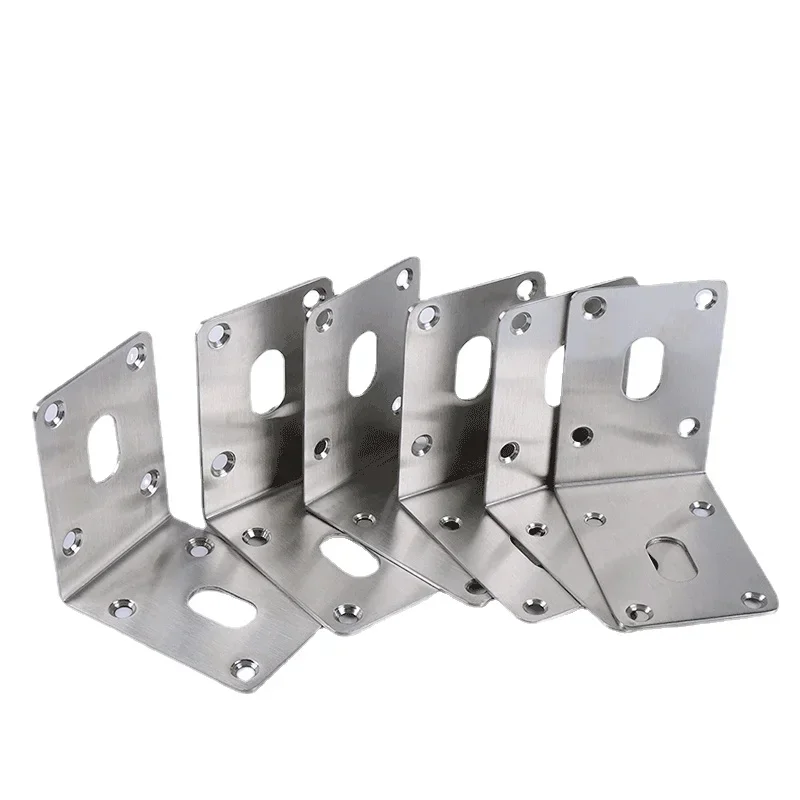 Stainless steel cabinet stainless steel corner bracket 90 degree laminate bracket L right Angle bracket furniture hanging link