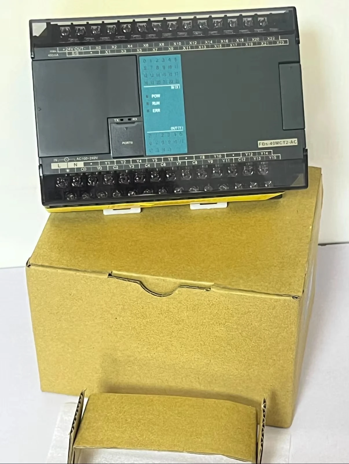 100% Brand New FATEK FBS-40MCT-AC Plastic Industrial Electric Equipment PLC Controller with Servo Motor