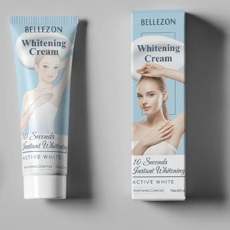 60ml Women Underarm Whitening Cream Armpit Leg Knee Private Parts Lotion