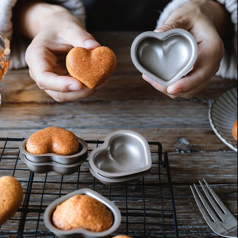 

DIY Heart Silicone Cookie Cutter Mould Biscuit Mold Fondant Pastry Cake Decorating Baking Tools Kitchen Bakeware reposteria Mold