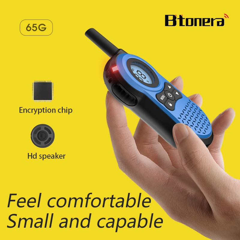 Imagem -02 - Mini Walkie Talkie Recarregável Pmr446 Frs Long Range Portátil Dois Sentidos Rádios para Caça Pcs Btonera-m30