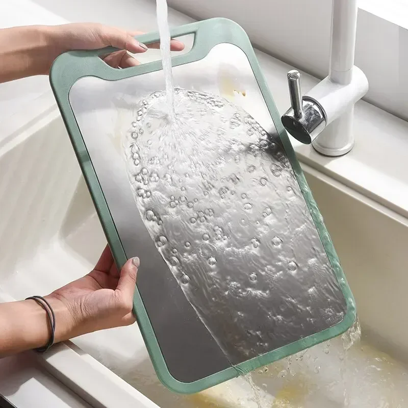 304 Stainless Steel Double-sided Cutting Board for Kitchen Chopping Board Cutting Board Antibacterial Anti-mildew Chopping Block