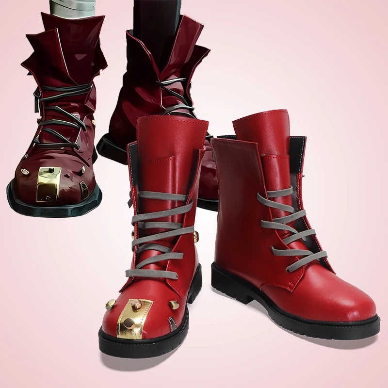 

Anime Game Cosplay Shoes Arcane2 Vi LOL Boots Halloween Costume Accessories Props Made