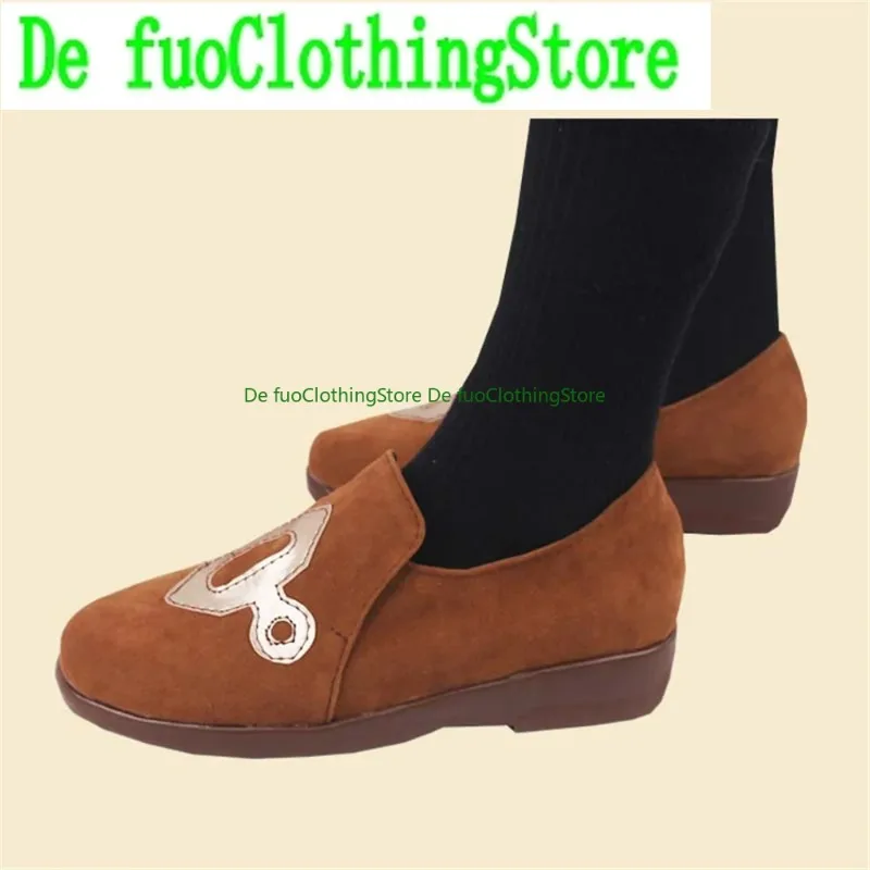 Defuo Genshin Impact Hu Tao Cosplay Schoenen Laarzen Spel Anime Spel Rollenspel Halloween Party Props Schoenen Laarzen