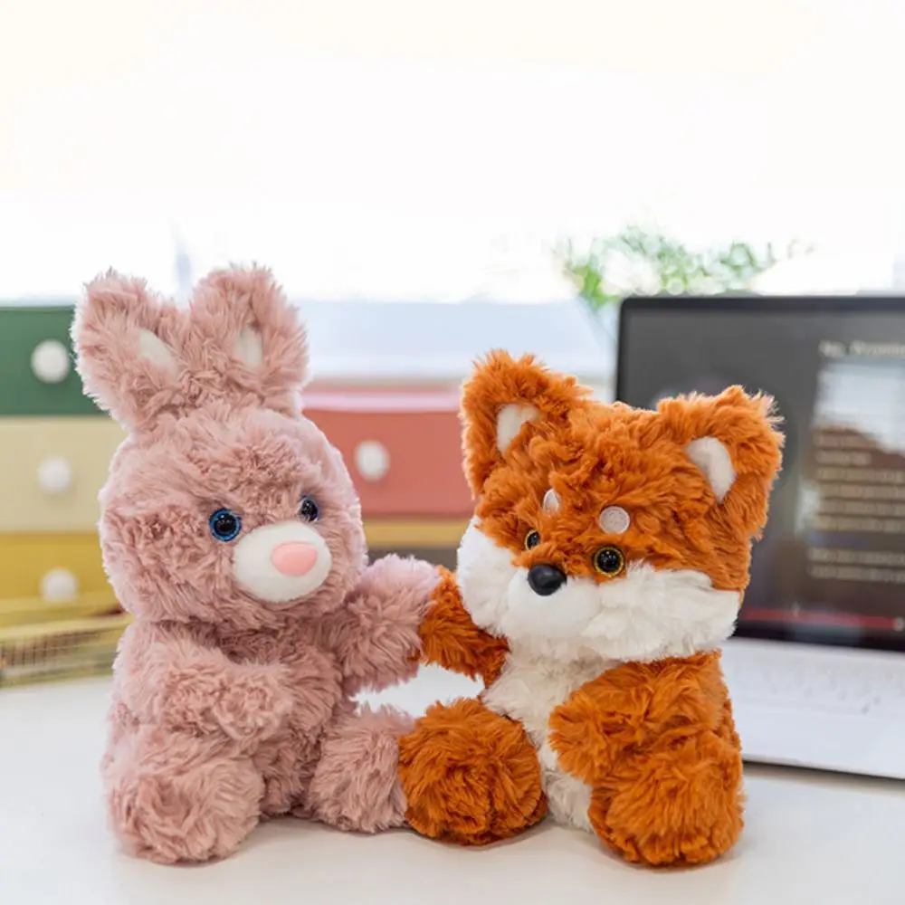 Simulação de frango porco brinquedo de pelúcia pp algodão pequeno urso guaxinim boneca de pelúcia animal de pelúcia 17cm elefante boneca de pelúcia