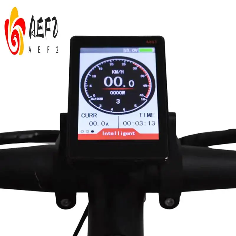 

AEF2-M6T Electric Bike LCD Display Meter 24V-60V Universal E Scooter LCD Panel Color Screen With USB For E-Bike Accessories (SM