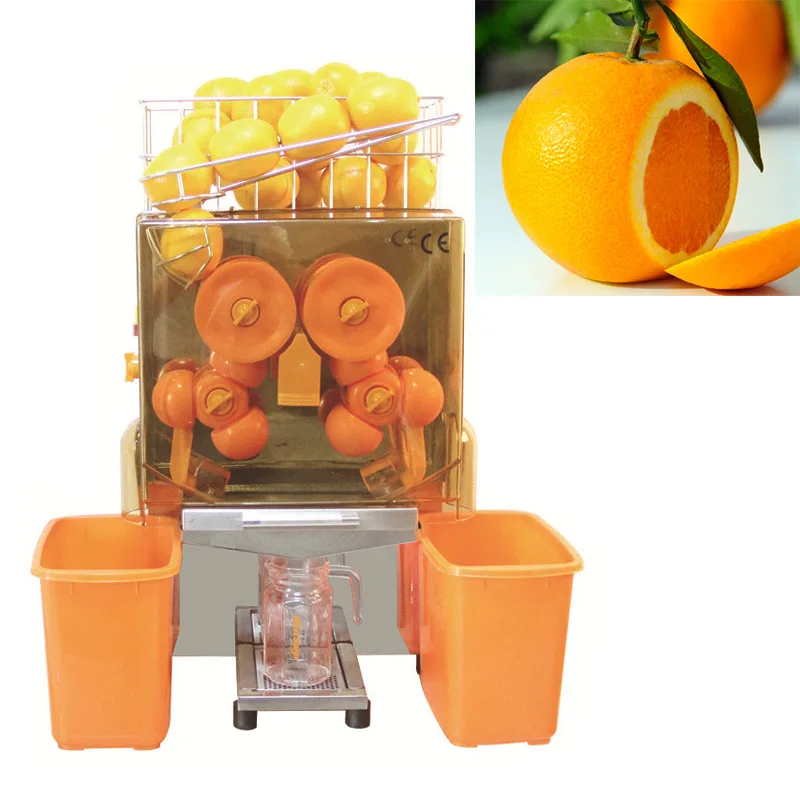 

120W Commercial Automatic Orange Juicer Machine Electric Orange Squeezer Juice Making Fruit Maker Stainless Steel 220V/110V 2000