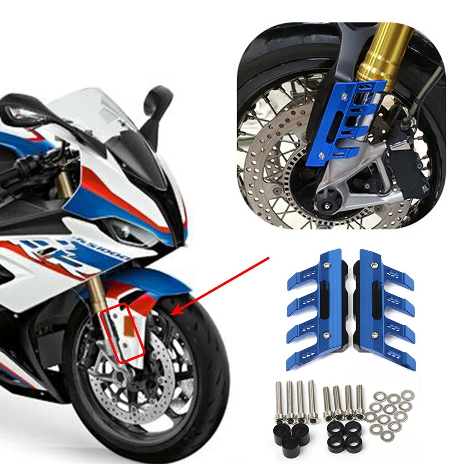 Motorcycle Accessories Mudguard Slider Front Fender Front Fork Protector for HONDA XL1000 Varadero ABS XL 1000 V Black