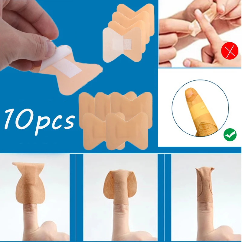 

10Pcs Band-Aids Waterproof Butterfly Shape Adhesive Bandage Strips First Aid Trauma Medical Patch