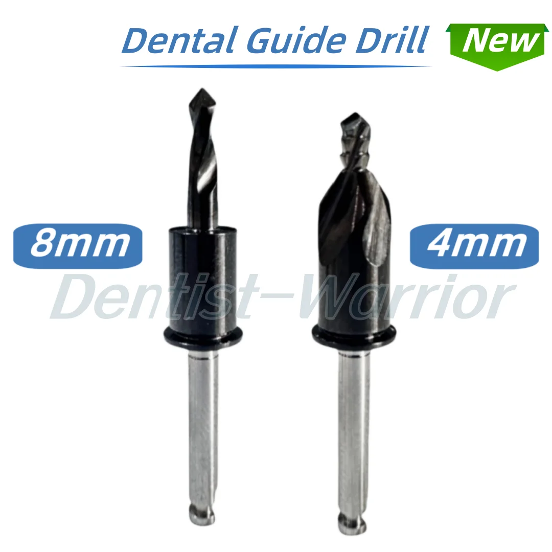 

Dental Guide Drill Side Cut Digital Pilot Guide Implant Drill DLC Coated 4mm/8mm