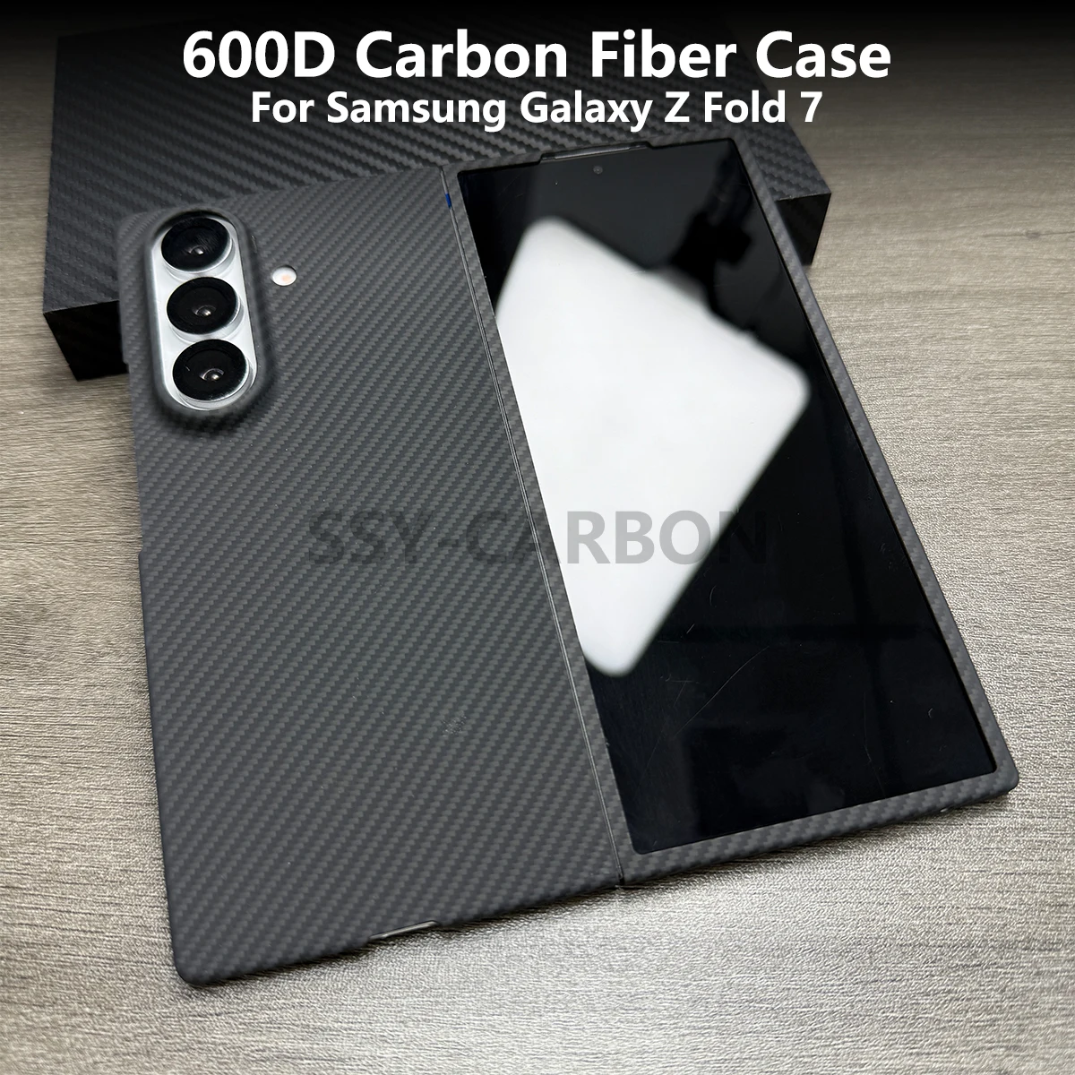 

600D Aramid Carbon Fiber Case For Samsung Galaxy Z Fold 7 Magsafe Magnetic Z Fold7 Aramid Case Phone Protect Hard Cover Armor
