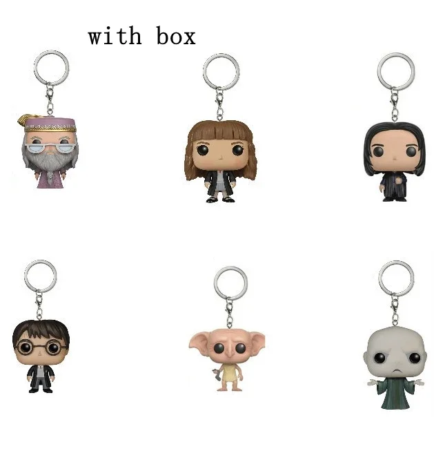 FUNKO NEWest keychains Peripheral Series Keychain Albus Dumbledore hermione ron jinny weasley action figure toys