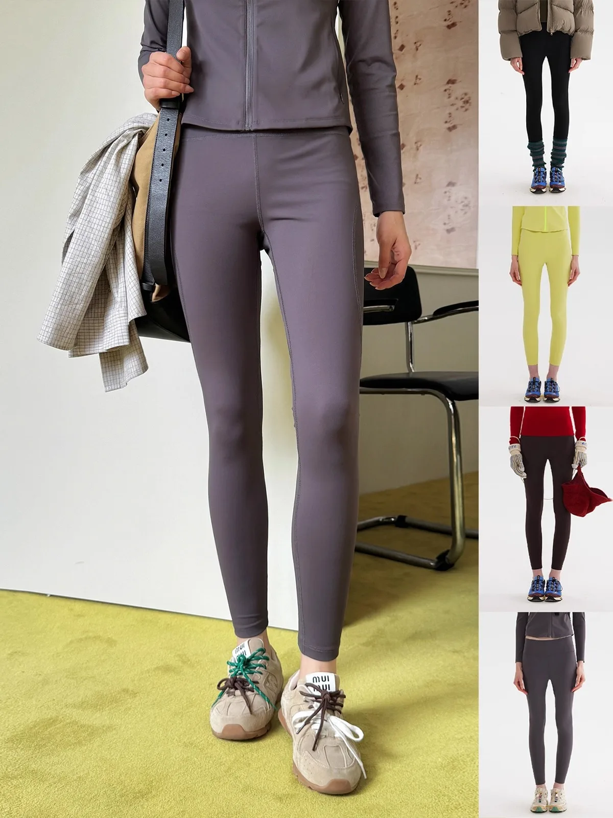 

Удобные спортивные брюки Slim Fit с высокой талией из нейлона и спандекса, бренд Handpied by Store DEARSOCUTE HAVVIND