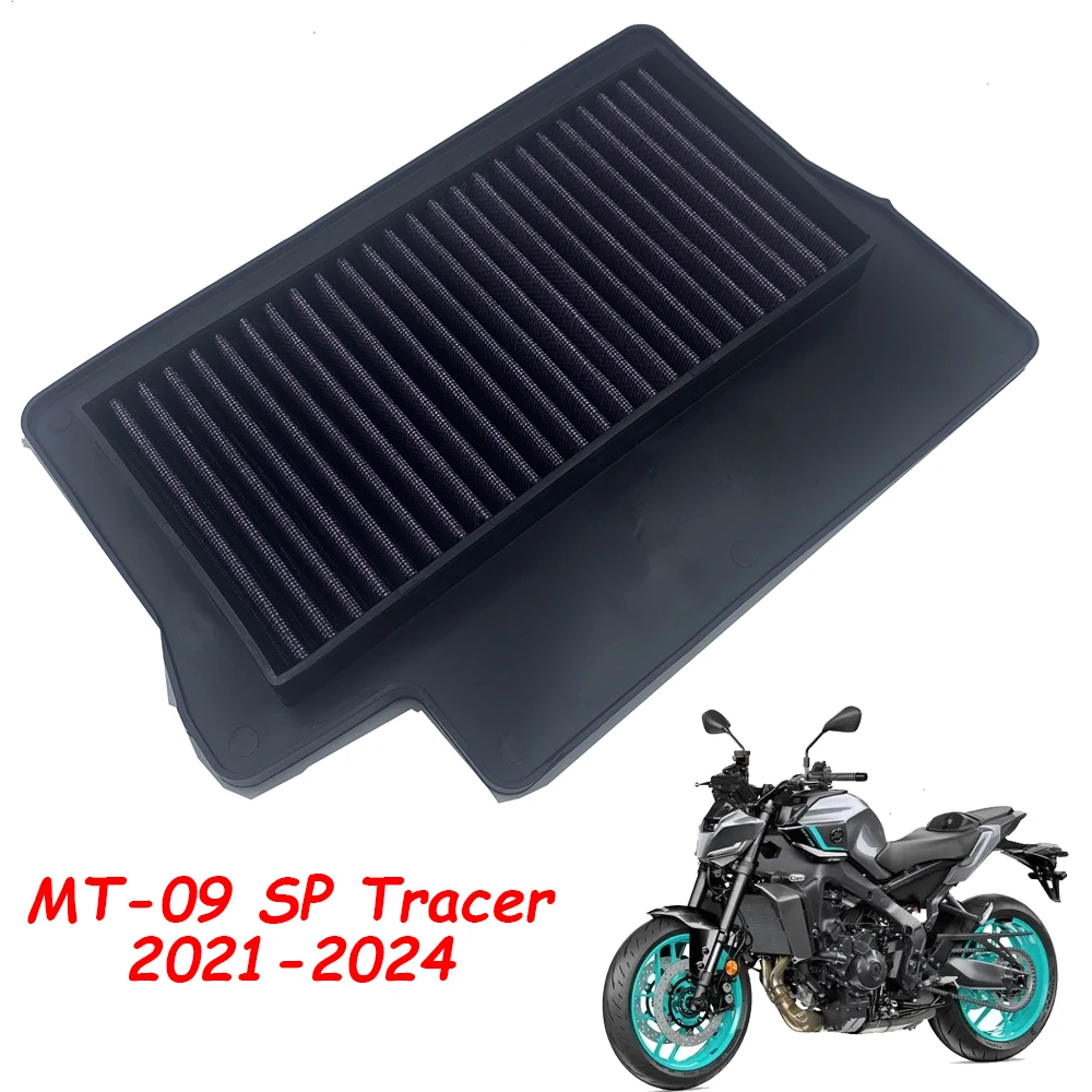 

Для Yamaha MT-09 MT09 SP Tracer 900 MT 09 2021-2024 воздухозаборный фильтр двигателя мотоцикла очиститель воздушного фильтра с высоким потоком