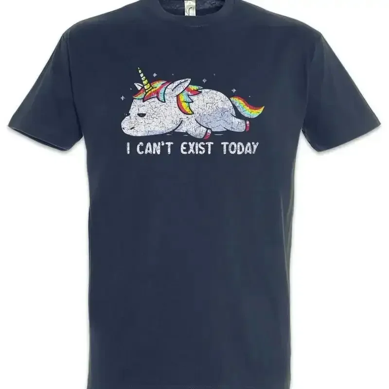 I Can't Exist Today T Shirt Chiller Chilling Sloth Lazy Lazybones Sleeping Fun