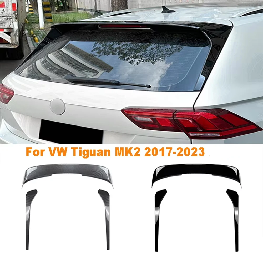 

Car Tail Wings Fixed Wind Spoiler Rear Side Wing Auto Decoration Accessories For VW Tiguan MK2 2017-2023 Normal Version