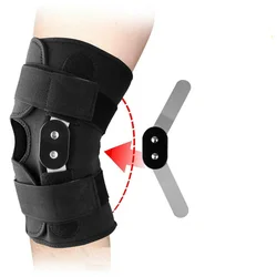 Knee Patella Support Brace Sleeve Wrap Cap Bike Motorbike Sports Adjustable Hinged Stabilizer