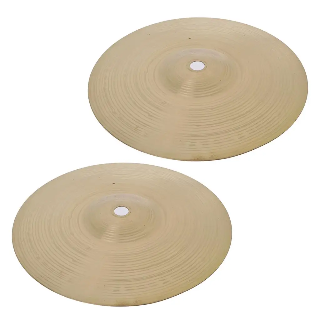 2pcs Alloy Drum Hat Cymbals for Drummer Percussion Instrument 8''