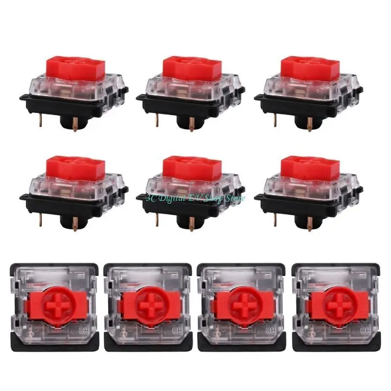E74D Mechanical Keyboard Switch Red Brown Blue Hot Swap Ultra-Slim Switch for Ultimate Low Profile