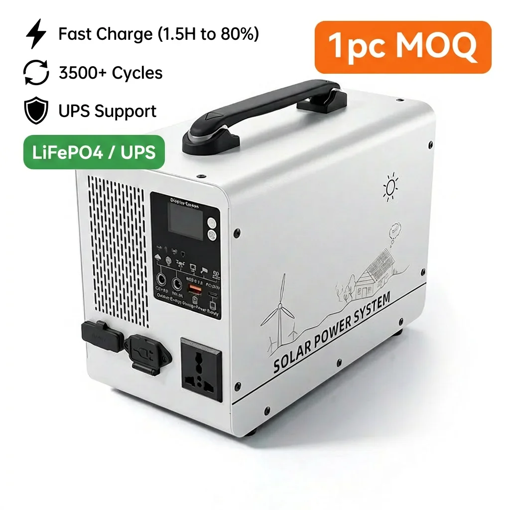 Portable Generator Inverter - Портативная электростанция LiFePO4 300Вт 500Вт 1000Вт,