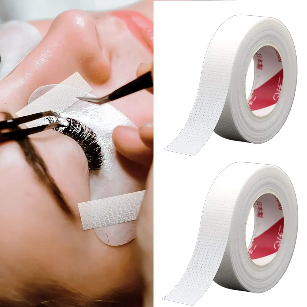 Adhesive Eyelash Extension Tape Breathable Fabric Lash Tape White Non-woven Adhesive Lash Tape for Eyelash Extension